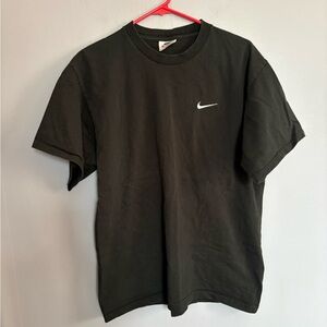 Vintage 90s Y2K Nike t-shirt blank mini swoosh embroidered made in Mexico Medium